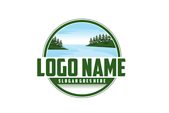 create awesome and gorgeous lake logo design