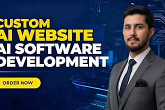 do full stack website development, ai website, ai chatbot, ai software developer