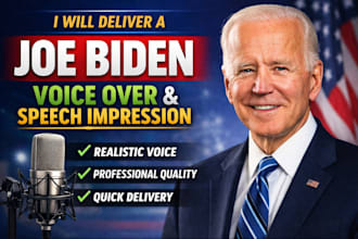 deliver a joe biden voice over and speech impression