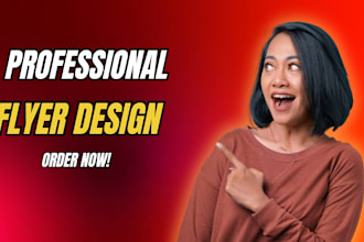 create a professional flyer