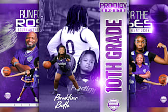 create an amazing sport flyer and team banner