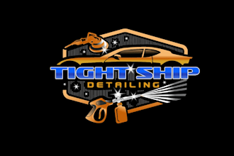 design clean house residential and commercial cleaning service logo