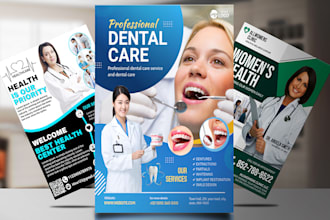 do clinic,medical,flyer,homecare,health brochure, trifold
