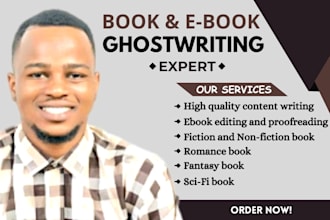 ghostwrite your book and ebook, book writer ebook ghostwriter