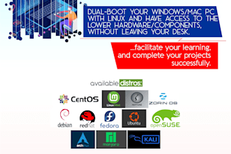 install linux on your windows or mac computer