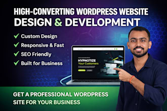 create wordpress landing page design elementor landing page or promo page