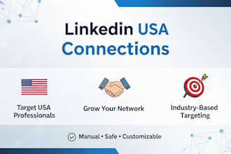 provide targeted linkedin USA connections for business growth