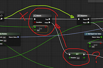 fix blueprint errors and broken logic
