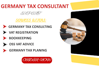 assist with german vat, tax consulting, and compliance