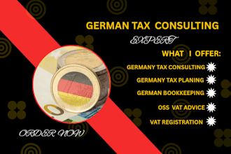 assist with german vat, tax consulting, and compliance