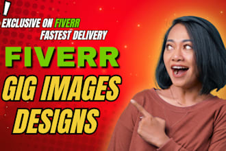 design premium images for your fiverr gig