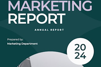 professionally design annual and market report