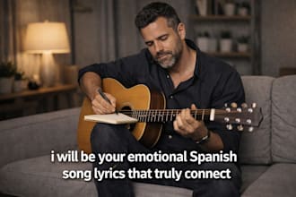 write emotional spanish song lyrics, love song lyrics that truly connect