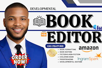 developmental edit fiction novel line edit nonfiction memoir