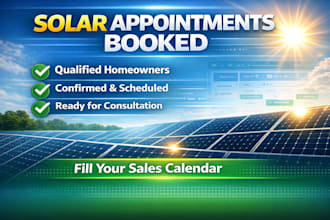 book qualified solar appointments for installers and epcs