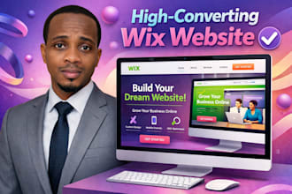 design or redesign a high converting wix website or wix studio