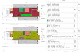 do drywall framing material takeoff and construction estimate