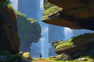 paint an environmental concept art