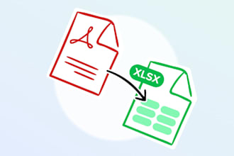 convert PDF to excel, sorted and formatted