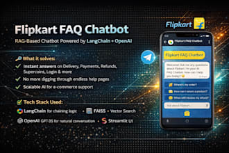 build a telegram or whatsapp ai bot for customer support