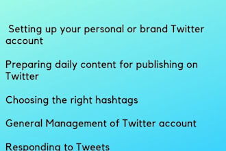 create content and manage twitter x account