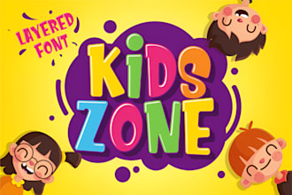 design an eye catching childcare logo for nursery and kids school
