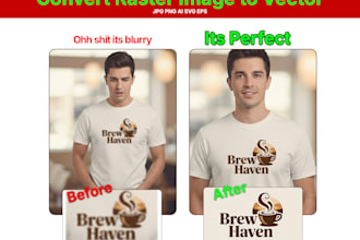 convert raster image to vector jpg png to ai svg eps