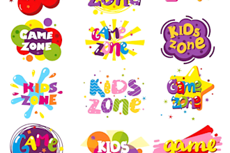 create a unique logo for daycare, preschool, or childcare center