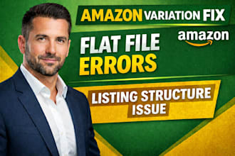 fix amazon variation and flat file errors, restore listings