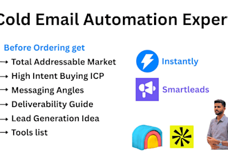 setup cold email using instantly or smartleads