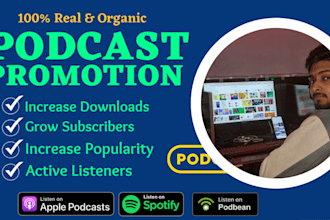 promote your podcast on spotify and apple podcasts