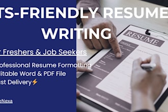 write a professional ats friendly resume