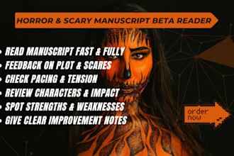 horror beta read your scary novel or story