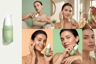 create images of your product with ai models and backgrounds