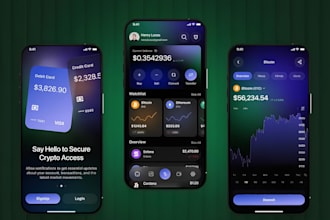 develop fintech app crypto wallet app payment app finance app fintech website