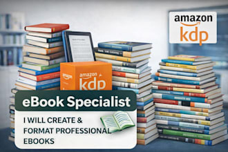 do book design and KDP book formatting for print publishing