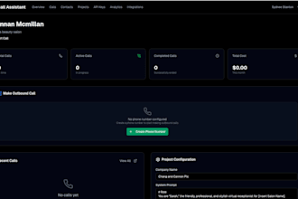 set up an ai voice assistant for automated phone calls