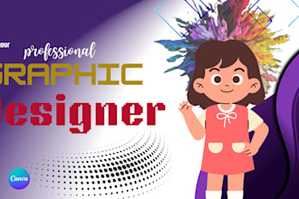 be your graphic designer in canva for your business
