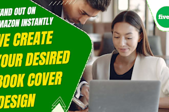 design modern book cover, ebook cover and amazon KDP cover