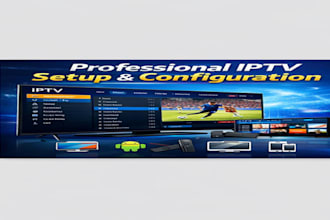 up and configure your iptv service with full support
