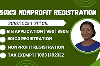 1023ez nonprofit registration, bylaws, 501c3 tax exempt reinstate revoked 501c3
