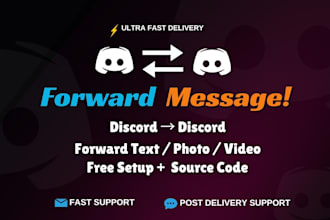 build custom discord to discord forwarder bot