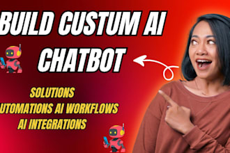build ai chatbot, ai mobile app and website, ai automation using ml and dl