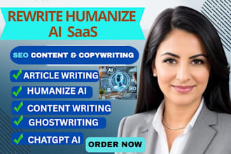 rewrite your humanize ai saas SEO content and copywriting for better engagement