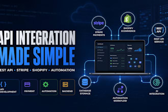 integrate rest API, stripe payment gateway, shopify API and automation solutions