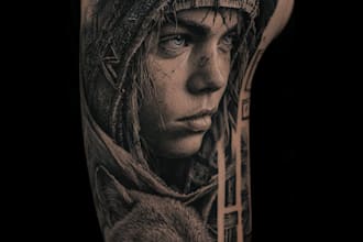 totally custom tattoo design