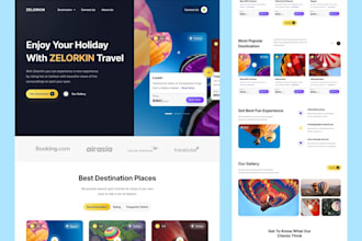 create wordpress landing page design elementor landing page