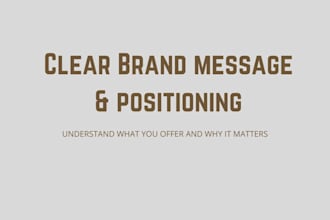 boost your brand message and positioning