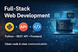develop a fullstack web application