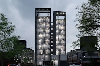 create realistic 3d architectural renders in d5